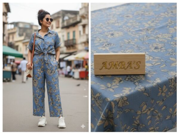 Denim & Cotton Fabric – 60” Width | ₹300 per Meter