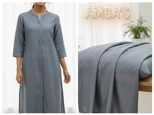 Denim & Cotton Fabric – 60” Width | ₹300 per Meter