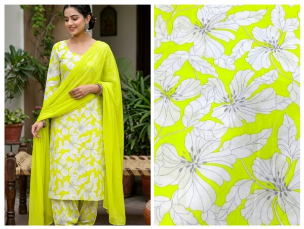 Export cambric cotton fabric for suit/co-ord set(without dupatta)