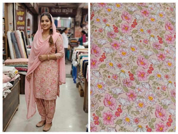 Export cambric cotton fabric (60'' approx width fabric)