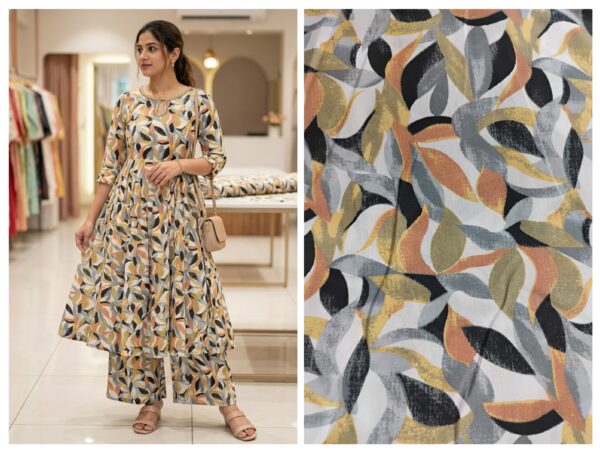 Export cotton print fabric for kurta,suit,frock suit,co-ord set