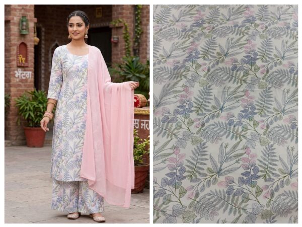 Export cotton fabric for salwar/plazo suit (Fabric - 4 meter)(190/meter)(60'' width approx fabric)