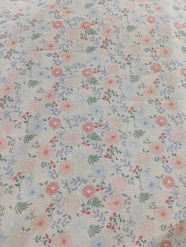Export self cotton fabric for kurta,co-ord set,night suit,full suit,frock suit etc.(60'' width fabric)(190/meter)