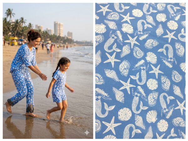 Export rayon cotton print fabric (160/meter)(60'' width approx)  kurta/shirt - 2 meter,  Co-ord set / night suit - 3 meter,  All over suit - 4 meter,  Frock suit - 5 meter.
