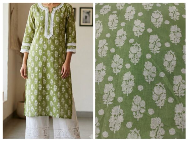 Export cotton linen print fabric (250/meter)(60'' width approx)  kurta/shirt - 2 meter,  Co-ord set / night suit - 3 meter,  All over suit - 4 meter,  Frock suit - 5 meter.